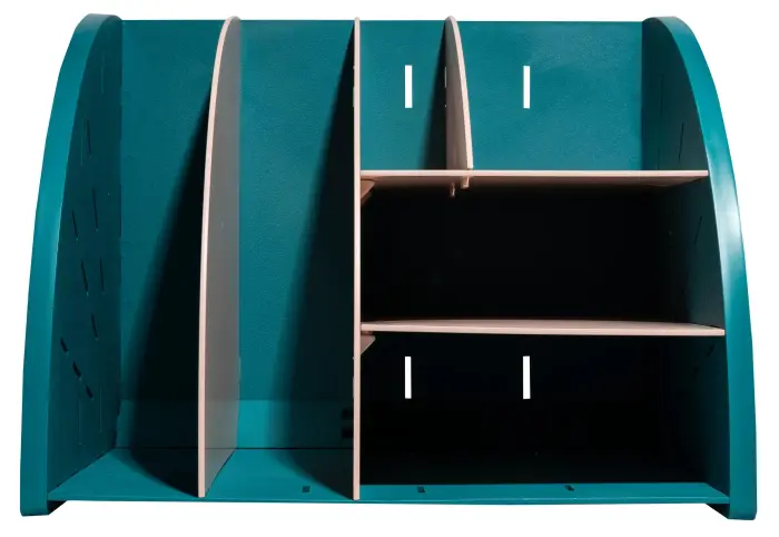 Organiseur de bureau The Organizer Skandi - Bleu Pacifique/Nude
