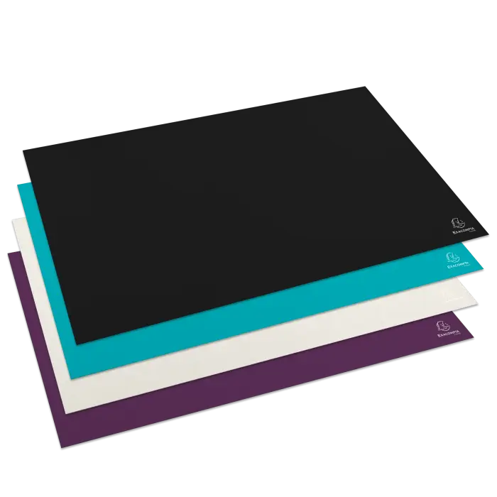 Sous-main en carton rigide Titane 57,5x37,5cm - Couleurs assorties - New