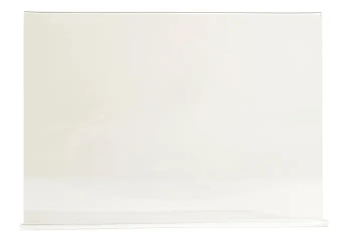 Porte-visuel droit horizontal A5 - Cristal