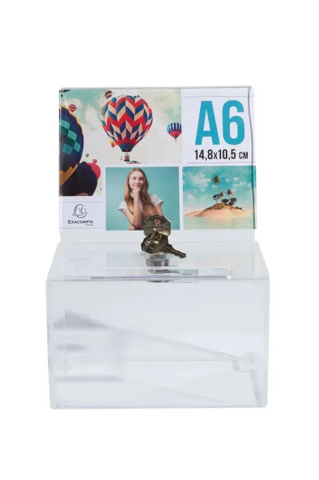 Urne A6 15X10,5X10 cm - Cristal