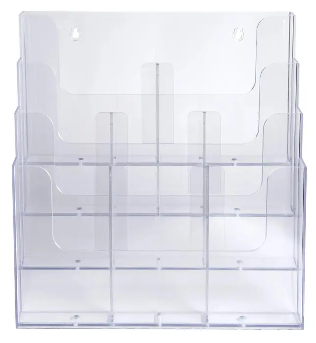 Distributeur de prospectus multi-formats - Cristal