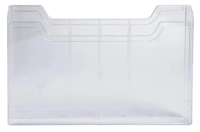 Distributeur de prospectus horizontal A4 - Cristal