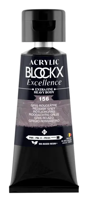 Peinture acrylique extra-fine fine tube 75ml - Gris rougeâtre - New