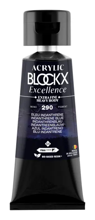 Peinture acrylique extra-fine fine tube 75ml - Bleu indanthrène - New