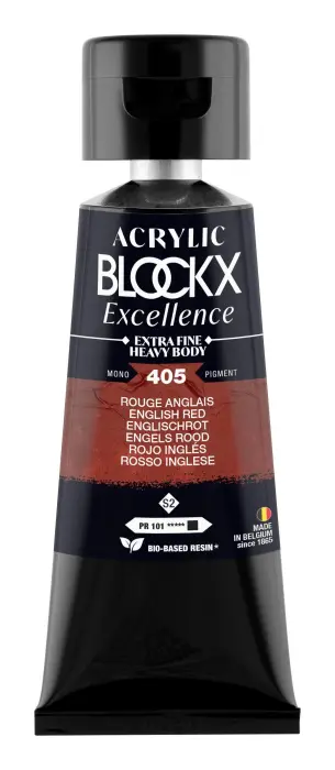 Peinture acrylique extra-fine fine tube 75ml - Rouge anglais - New