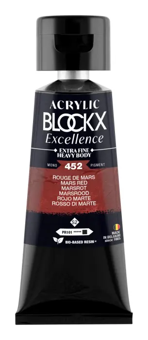 Peinture acrylique extra-fine fine tube 75ml - Rouge de mars - New