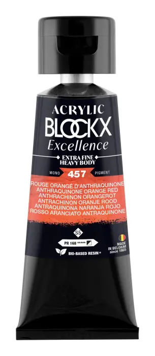 Peinture acrylique extra-fine fine tube 75ml - Rouge orangé d'anthraquinone - New