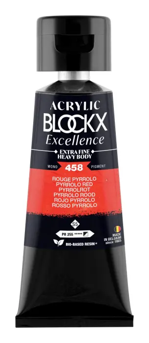Peinture acrylique extra-fine fine tube 75ml - Rouge pyrrolo - New