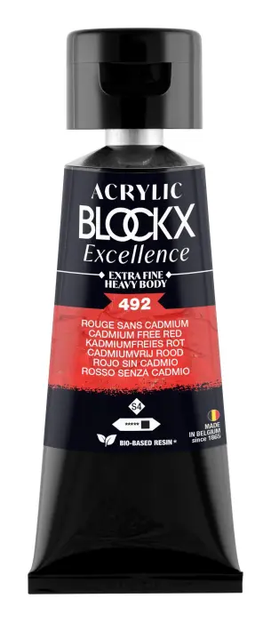 Peinture acrylique extra-fine fine tube 75ml - Rouge sans cadmium - New