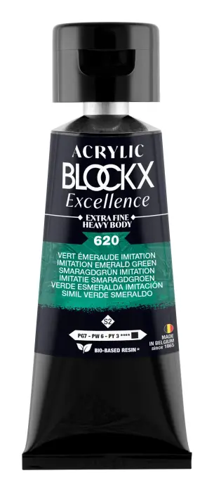 Peinture acrylique extra-fine fine tube 75ml - Vert emeraude - New