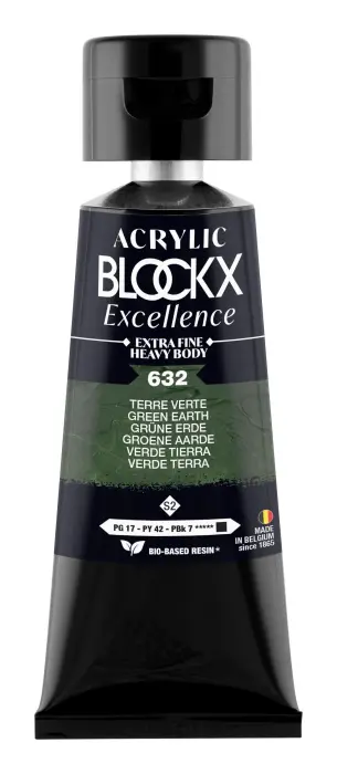 Peinture acrylique extra-fine fine tube 75ml - Terre verte - New