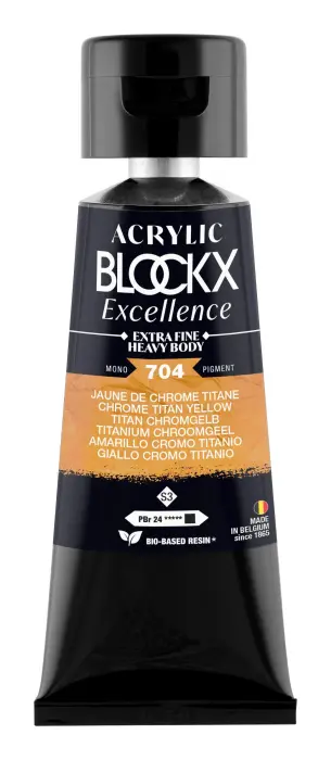 Peinture acrylique extra-fine fine tube 75ml - Jaune de chrome titane - New