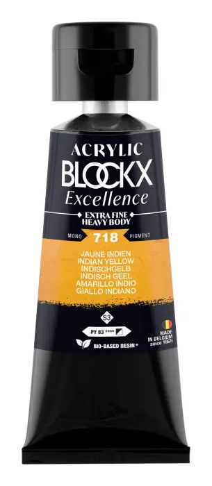 Peinture acrylique extra-fine fine tube 75ml - Jaune indien - New