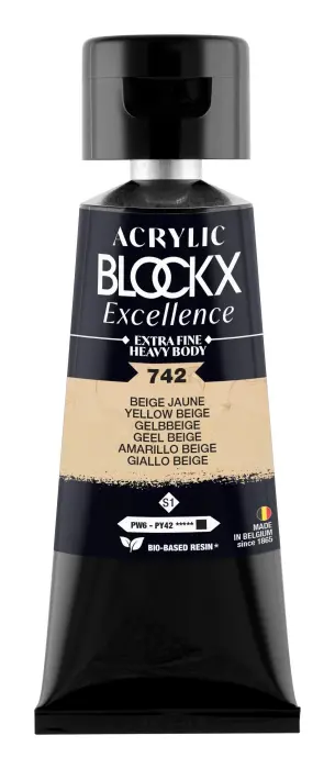 Peinture acrylique extra-fine fine tube 75ml - Beige jaune - New