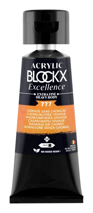 Peinture acrylique extra-fine fine tube 75ml - Orange sans cadmium - New