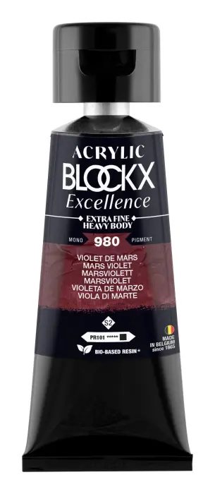 Peinture acrylique extra-fine fine tube 75ml - Violet de Mars - New