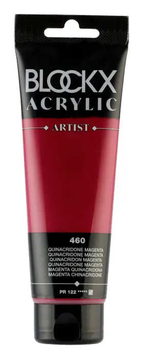 Peinture acrylique fine tube 120ml - Quinacridone magenta