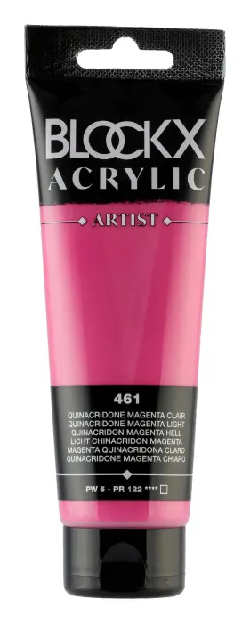 Peinture acrylique fine tube 120ml - Quinacridone magenta clair