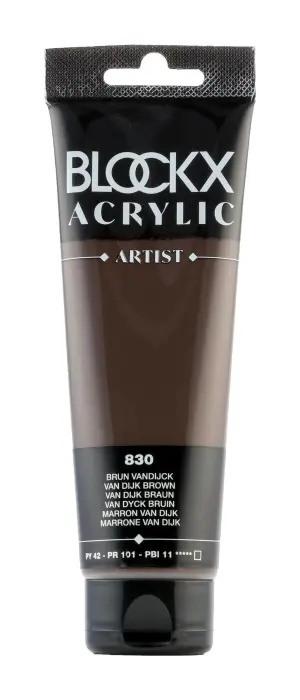 Peinture acrylique fine tube 120ml - Brun Van Dijk