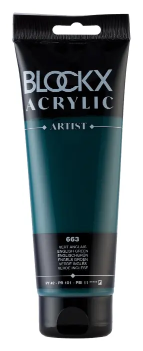 Peinture acrylique fine tube 250ml - Vert anglais