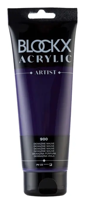 Peinture acrylique fine tube 250ml - Dioxazine mauve