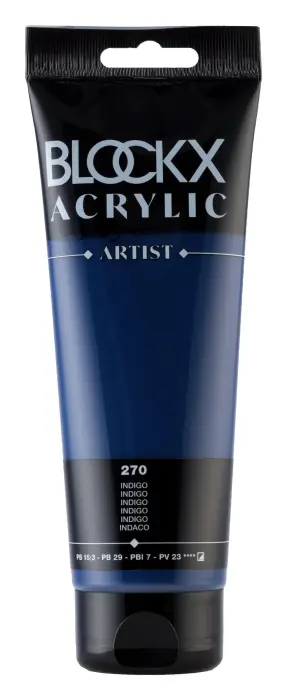 Peinture acrylique fine tube 250ml - Indigo