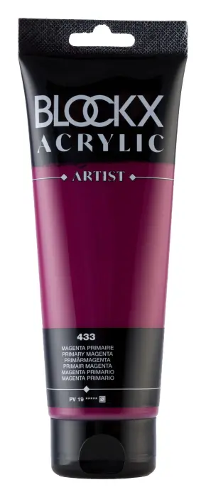 Peinture acrylique fine tube 250ml - Magenta primaire