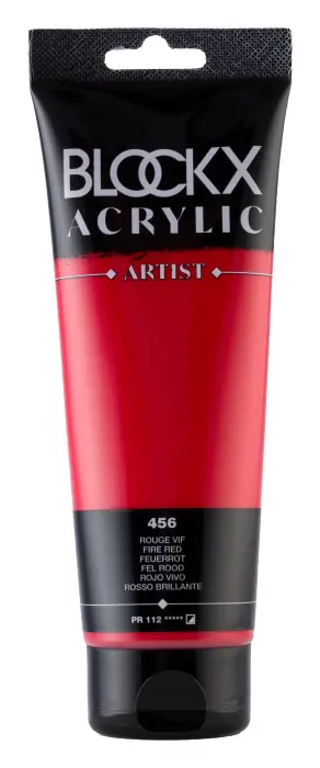 Peinture acrylique fine tube 250ml - Rouge vif