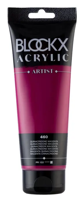 Peinture acrylique fine tube 250ml - Quinacridone magenta