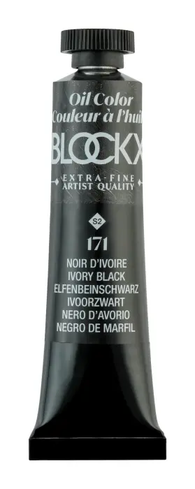 Peinture à l'huile extra-fine tube 20ml - Noir d'ivoire