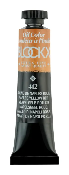 Peinture à l'huile extra-fine tube 20ml - Jaune de Naples rougeâtre