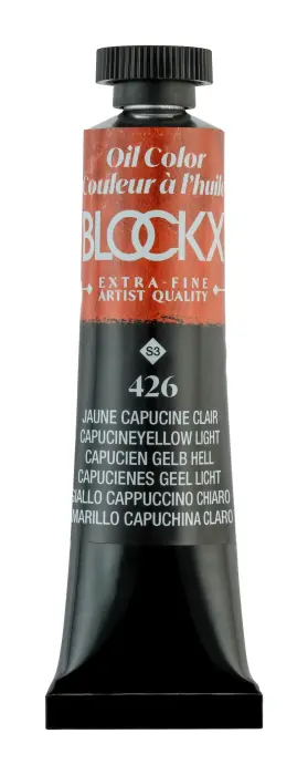 Peinture à l'huile extra-fine tube 20ml - Jaune capucine clair