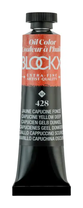 Peinture à l'huile extra-fine tube 20ml - Jaune capucine foncé