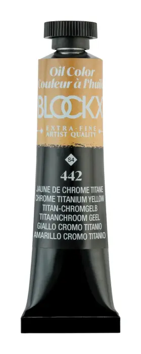 Peinture à l'huile extra-fine tube 20ml - Jaune de chrome titane