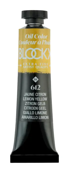 Peinture à l'huile extra-fine tube 20ml - jaune citron