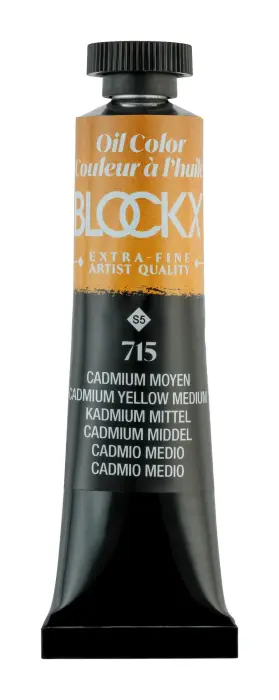 Peinture à l'huile extra-fine tube 20ml - Cadmium Jaune Moyen