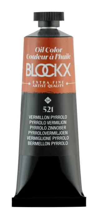 Peinture à l'huile extra-fine tube 35ml - Vermillon pyrrolo