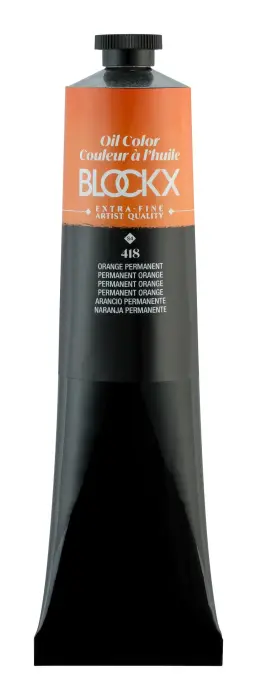 Peinture à l'huile extra-fine tube 200ml - Orange permanent