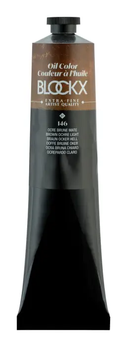 Peinture à l'huile extra-fine tube 200ml - Ocre brune mate