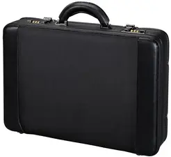 Alassio Attaché-case "MODICA", similicuir / nylon, noir
