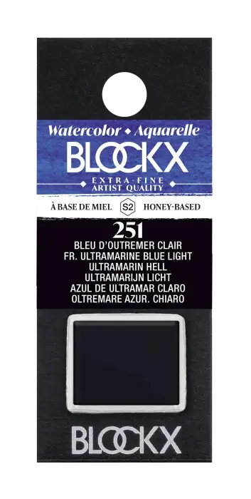 Aquarelle extra-fine demi-godet - Bleu d’outremer clair