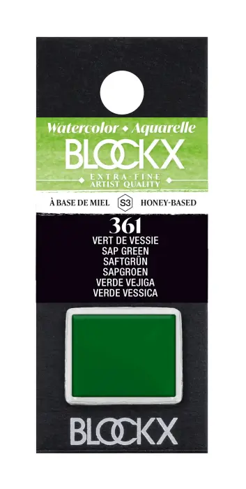 Aquarelle extra-fine demi-godet - Vert de vessie
