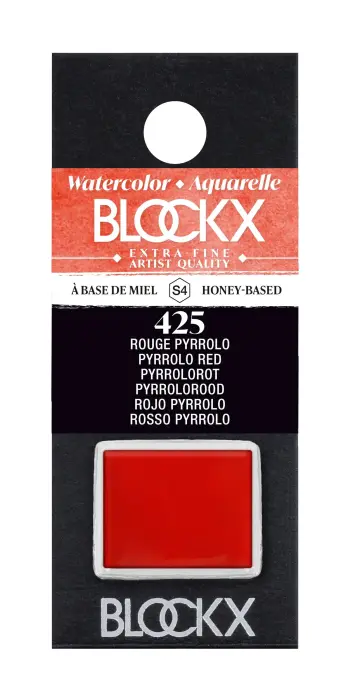 Aquarelle extra-fine demi-godet - Rouge pyrrolo