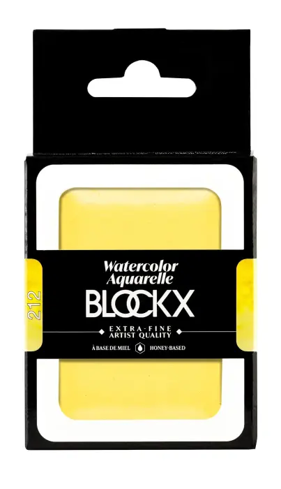 Aquarelle extra-fine godet géant - Jaune blockx