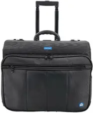STOP Valise pour pilotes rPET SAMAR, PET recyclé, noir