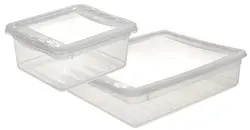 keeeper Boîte de rangement "bea", 8 L, PP, transparent