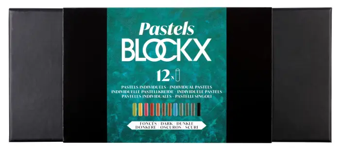 Etui 12 Pastels - Foncés