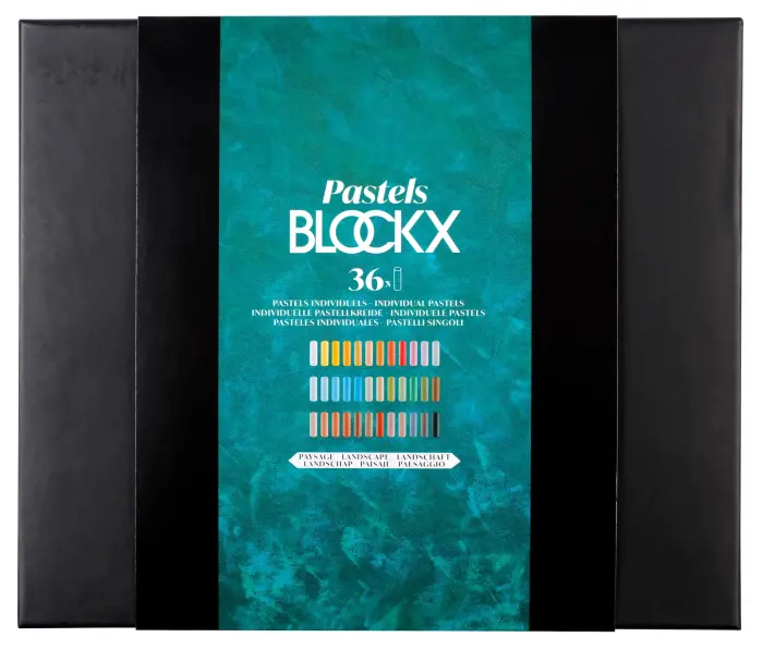 Coffret Bois 36 Pastels - Paysage
