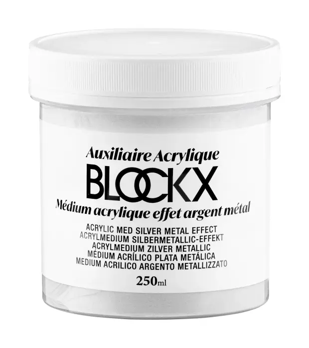 Médium acryl effet argent métal - 250ml - New