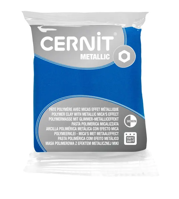Cernit METALLIC 56 g Bleu - Bleu